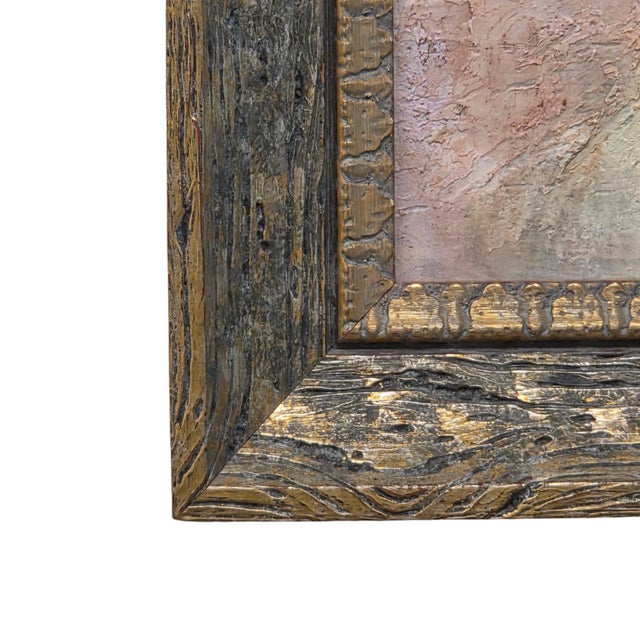 Brutalist Expressionist Double Portrait by Carmel Foglia De La Pena For Sale - Image 4 of 9