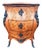 Antique Italian Venetian Walnut and Marquetry Serpentine Commode, 1800 For Sale