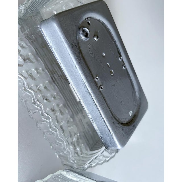 Vintage Bubble Glass and Chrome Sconces, 1970s, Set of 2 For Sale - Image 14 of 15