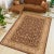 Rustic 1980s Boho Chic Kafkaz Brown/Tan Wool Rug - 9'9 X 13'10 For Sale - Image 3 of 9