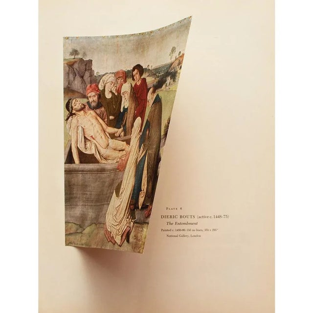 1956 After Dieric Bouts "The Entombment", Vintage Full-Color Print For Sale - Image 4 of 8