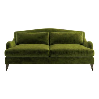 Sophie Conran Felix 3 Seater Sofa in Moss Velvet For Sale