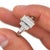 1930s Gia Certified 1.56 Carat Long Emerald Cut Diamond Vintage Art Deco Platinum Ring, Size 5 For Sale - Image 10 of 12