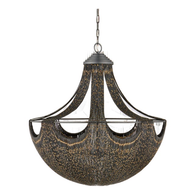 Currey & Company Eduardo Chandelier For Sale
