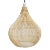 Coastal Contemporary Rattan Drop Pendant Light For Sale