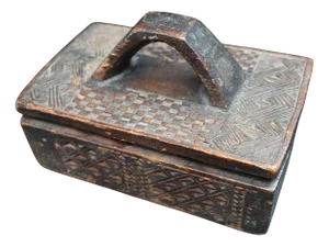 Makeup Box from the Kuba Tribe, Democratic Republic of Congo