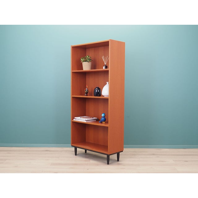 Vintage Danish Ash Bookcase, 1970s For Sale - Image 3 of 11