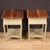 Brown Vintage Painted Bedside Tables, 1980s, Set of 2 For Sale - Image 8 of 13