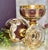 Metal Antique Steiner & Vogel Amethyst and Gold Champagne Coupes Moser Styled - A Pair For Sale - Image 7 of 12