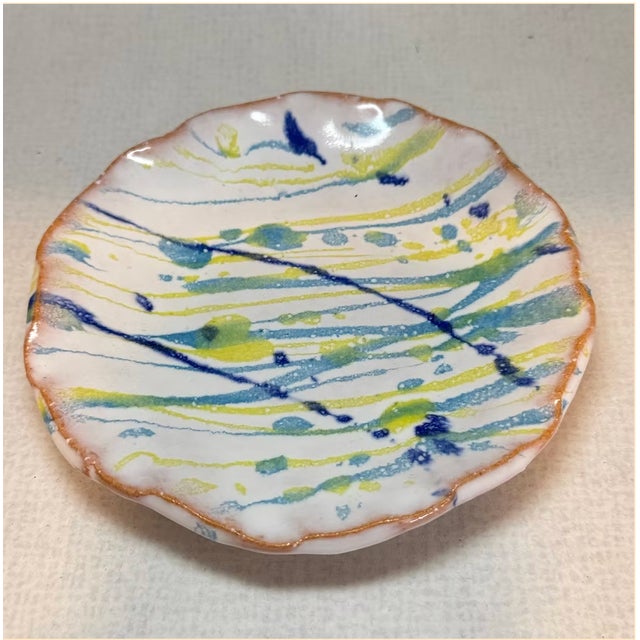 Japanese Hagi Ware Plates Selected by Renaras, Set of 6 For Sale - Image 4 of 8