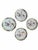 Early 20th Century Hand Painted Chinoiserie Porcelain Nippon Plates - Set of 4 For Sale - Image 4 of 12