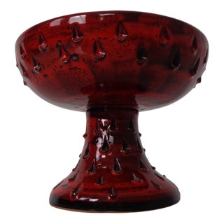 Italian Strawberry Ceramic Vase by Fratelli Fanciullacci for Bitossi, 1960s For Sale