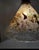 Metal Cone-Shaped Hanging Lamp in Murano Glass and Oak, 1970s For Sale - Image 7 of 18