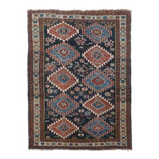 Antique Caucasian Shirvan Rug 2'9'' X 3'9'' For Sale