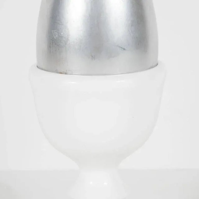 Pop Art Pop Art Sculpture of a Silver Egg by Herbert Distel, circa 1968 For Sale - Image 3 of 8