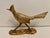 Vintage Mid Century Brass Roadrunner Bird Sculpture. Nice detail in casting. Hand polished. Light or dark spots are...