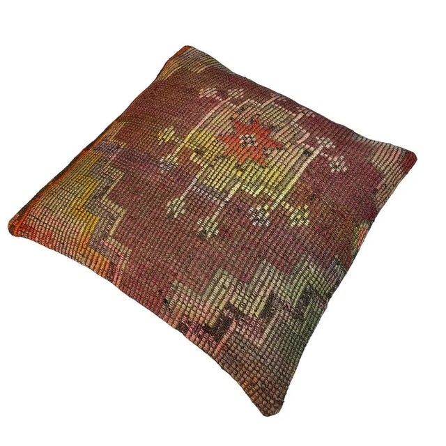 These cushions are made from old and antique kilims, some may have fading, colour variations and sometimes signs of old...