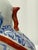 Ceramic Hand Painted Chinese Blue & White Asian Porcelain Immortal Figure With Cane For Sale - Image 7 of 11