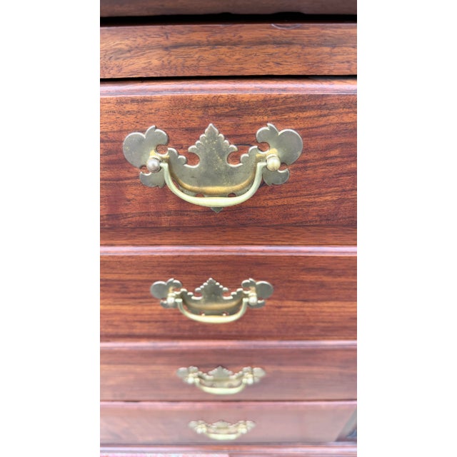 Exceptional Antique Virginia Chippendale Figured Walnut Slant Front Desk, Circa 1760s–1780s For Sale - Image 12 of 12