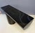 1980s J. Wade Beam Postmodern Black Marbleized Console Table W/Matching Round Mirror, Attributed For Sale In Philadelphia - Image 6 of 9