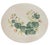 2000 - 2009 Vintage Hand-Painted Botanical Pelargonium 3d Relief Ceramic Platter For Sale - Image 5 of 12