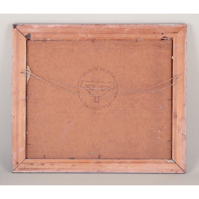 V, Axelsson, View of a Forest and Lake, 1946, Oil Painting For Sale - Image 8 of 9