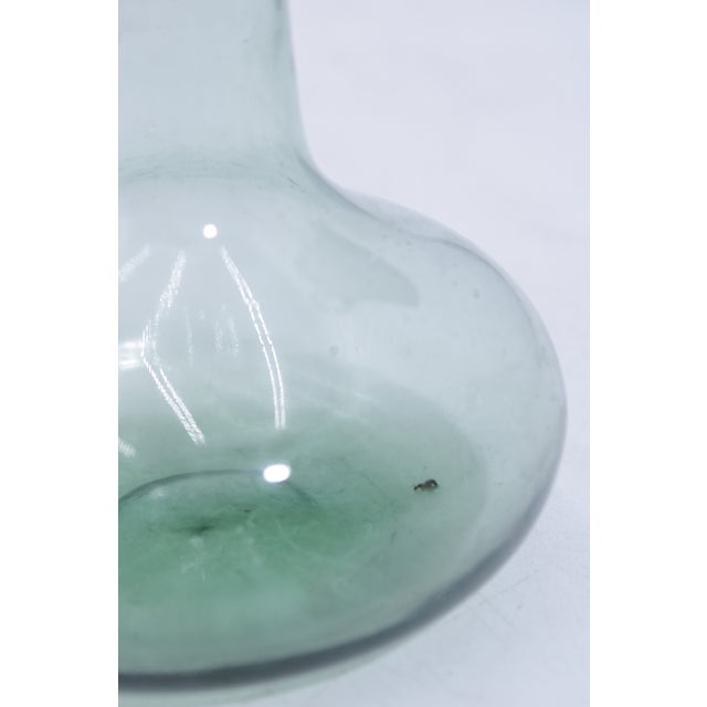 Antique Pair of Hand Blown Glass Bottle Vases For Sale - Image 13 of 13