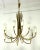Large Brass Ceiling Lamp by J.T. Kalmar for Kalmar, 1950s For Sale - Image 6 of 7