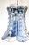 Crystal blue chandelier is an original design lamp realized in the half of 20th century by Italian designer. A very...