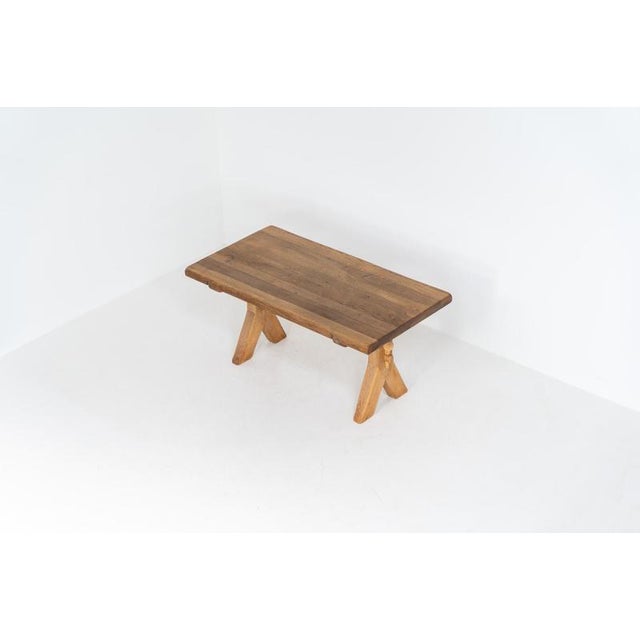 Brutalist Dining Table by De Puydt For Sale - Image 4 of 14