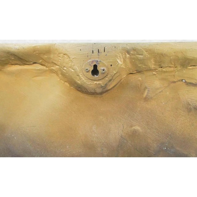 1990s Louis XVI Style Rose Basket Floral Raised Wall Plaque With Foliate Tendrils For Sale - Image 10 of 11