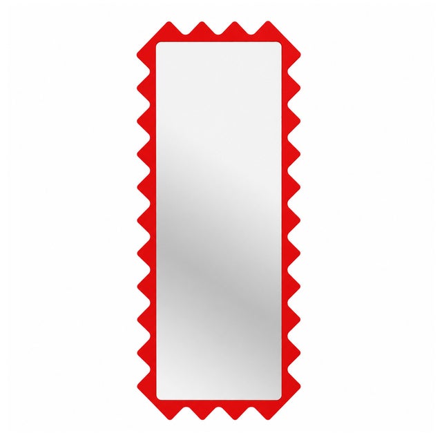 Light Blue Large Designer Entryway & Dressing Oberig 114 Mirror For Sale - Image 15 of 17