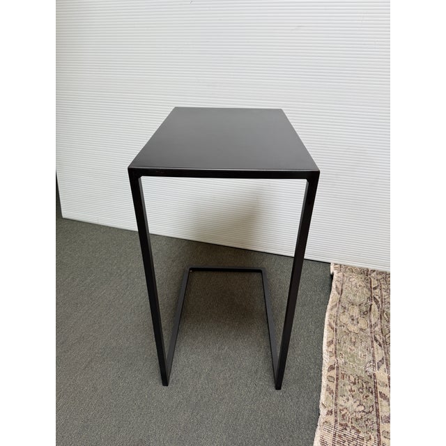 Contemporary Room & Board Slim C-Table For Sale - Image 3 of 12