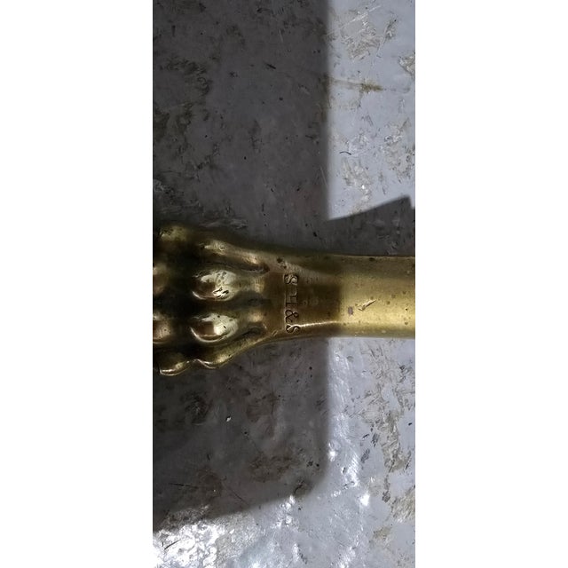 Victorian Brass Revolving Magazine Stand, 1880 For Sale - Image 3 of 10