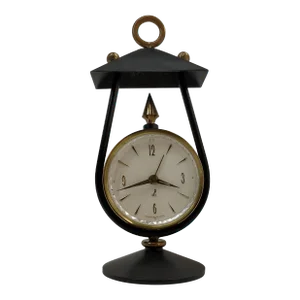 French Alarm Desk Clock Called Ternic by Jaz, 1967