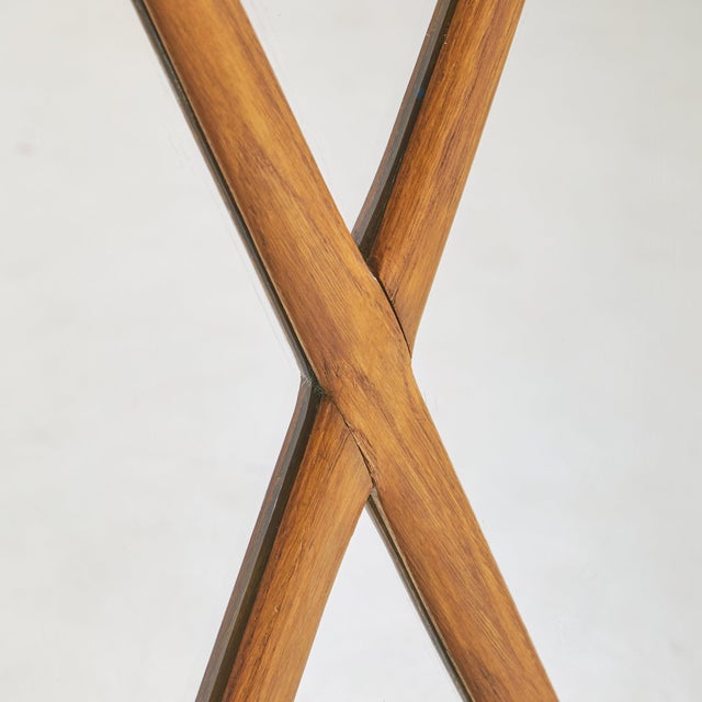 1940s French Mirrored Oak Credenza, 1940s For Sale - Image 5 of 12