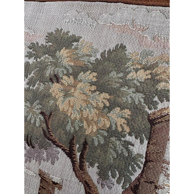 Vintage French Jacquard Tapestry, 1970s For Sale - Image 15 of 18