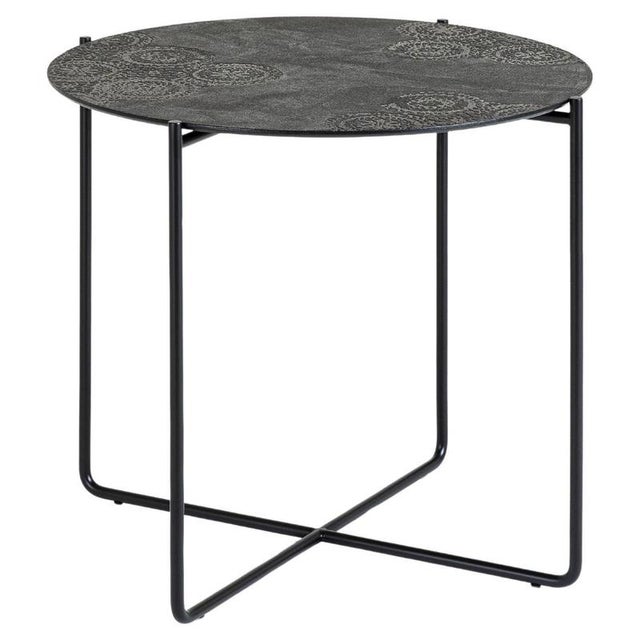 Metal Dark Brown Geometric Isola 500 Coffee Table by Disain1971 For Sale - Image 7 of 7