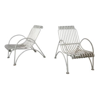 Italian Outdoor Armchairs, 1950s, Set of 2 For Sale