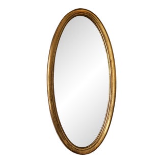 Vintage Giltwood Full-Length Mirror by Deknudt – Belgium, 1970s For Sale