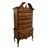 Queen Anne American Drew Solid Cherry Traditional Queen Anne 38" Pediment Highboy Chest 76-292 / 76-293 For Sale - Image 3 of 12