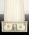 Off-white Off White Beige Bottle Shape Murano Glass Table Lamp MINT! For Sale - Image 8 of 8