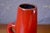 Fat Lava Scandinavian Pitcher Vase in Red Color from Kreutz Keramik For Sale - Image 5 of 8