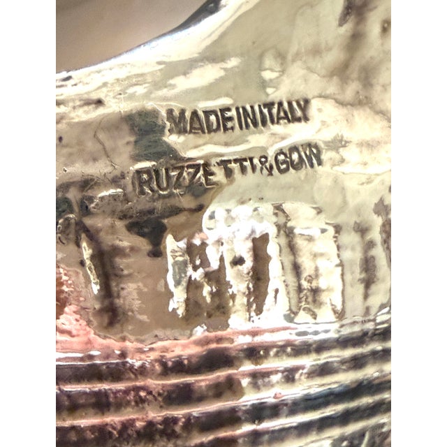 Ruzzetti and Gow Silvered Large Shell For Sale In Miami - Image 6 of 12