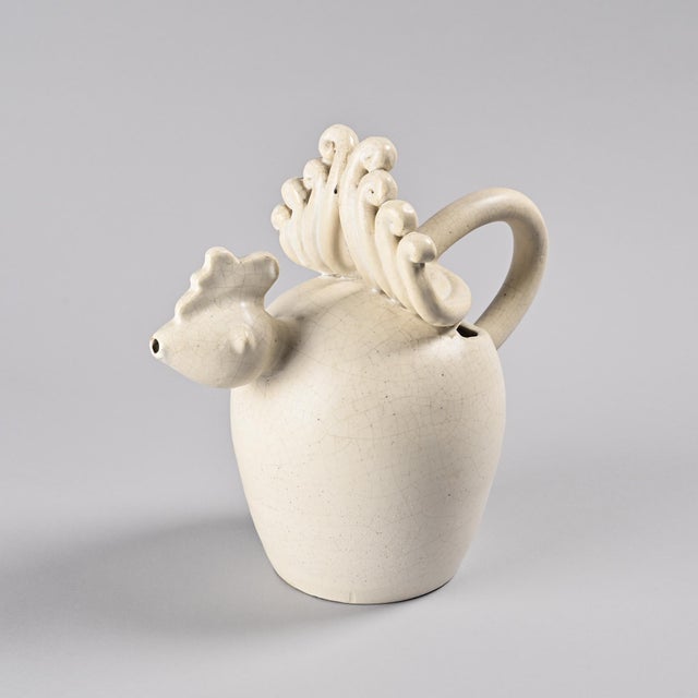 Large Zoomorphic Pitcher by Suzanne Ramié for Madoura, Vallauris, 1945 For Sale - Image 14 of 15