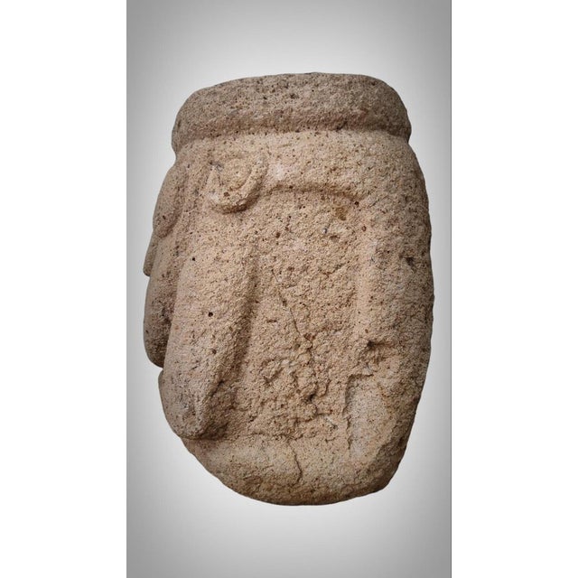 Peruvian Artist, Recuay Culture Anthropomorphic Sculpture, 400BCE-400CE, Carved Stone For Sale - Image 4 of 14