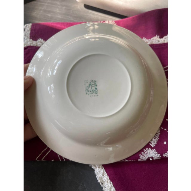 1940s Norwegian Figgjo Flint 6.75” Bowls - Set of Seven (7) For Sale In Chicago - Image 6 of 10