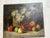 Antique Painting Original Flowers, Apples, Still Life signed Marius MANGIER This piece has an attribution mark, I am sure...