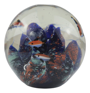 Murano Glass Aquarium Fish Paperweight, Italy, 1960s
