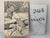 Paper Original Signed Graphite Illustration of Bobcat and Lynx in Winter Landscape, 10.25 In. H × 7.5 In. W For Sale - Image 7 of 7